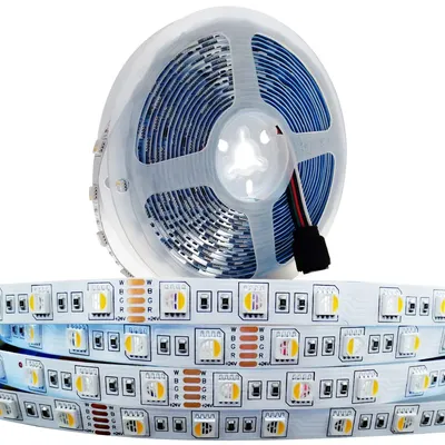 Productafbeelding van 24V LED strip light - 4 in 1 - Rgbww RGB + warm wit 3000K 5M gemengde kleuren Ledstrip - Keuken Decoratie