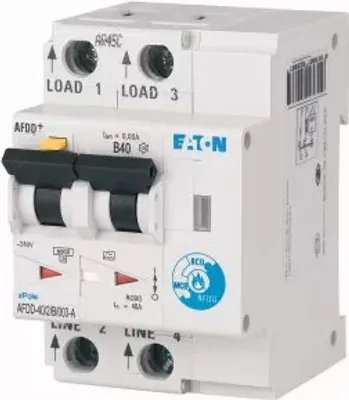 Immagine prodotto di Interruttore antincendio Eaton a 2 poli 30 mA 230 V 187237 (187237)