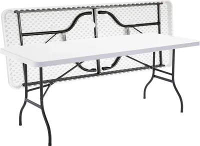 Produktbild von Klappbarer Gartentisch von 180 cm Weiss - Oviala REKKEM