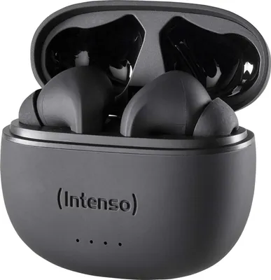 Produktbild von Intenso Black Buds T300A, True Wireless Stereo (TWS), Anrufe/Musik/Sport/Alltag, Kopfhörer, Schwarz