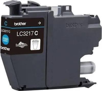 Produktbild von Tintenpatrone, Brother LC-3217C, Cyan, 550 Seiten, Kompatibel mit MFC-J5330DW, MFC-J5335DW, MFC-J5730DW, MFC-J5930DW, MFC-J6530DW, MFC-J6935DW