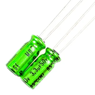 Bipol. Elko 50 V 3,3 µF Audio, 2 Stück