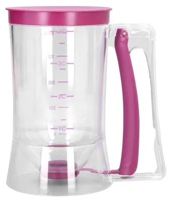 Produktbild von Teigportionierer mit Skala 900ml Messbecher für Pfannkuchen Muffins Waffeln Cupcakes