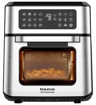 Image de Taurus Air Fry Digital Grill, friteuse à air chaud, 12 l, 50 °C, 200 °C, 60 min, autonome