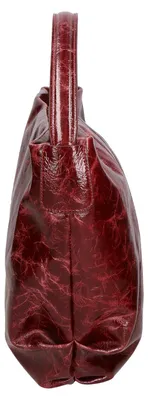 Immagine prodotto di Borsa a tracolla da donna, in vera pelle lucida, con tracolla regolabile. Prodotto in Italia
