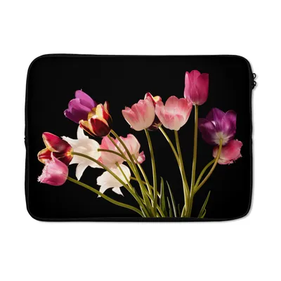 Obrázek produktu pro Pouzdro na notebook 14 palců Zátiší - Tulipány - Barvy Brašna na notebook