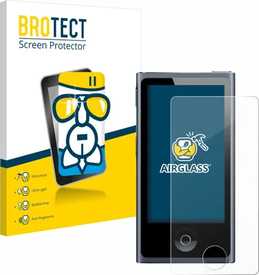Produktbild von BROTECT Schutzglas für Apple iPod nano 2012 (7. Gen.) Schutzfolie Panzer Folie Glas Display Schutz klar
