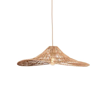 Produktbild von GOOD&MOJO - Hängeleuchte Cuzco - Natürlich - 65x65x20cm Hängelampe - Esstischlampe - Wohnzimmerlampe - Schlafzimmerlampe - Wohnzimmer