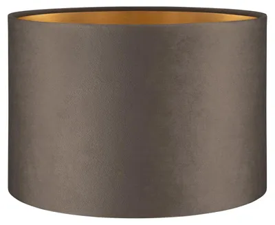 Produktbild von Home Sweet Home Lampenschirm aus Samt - Grau + goud - ø30 x 20 cm