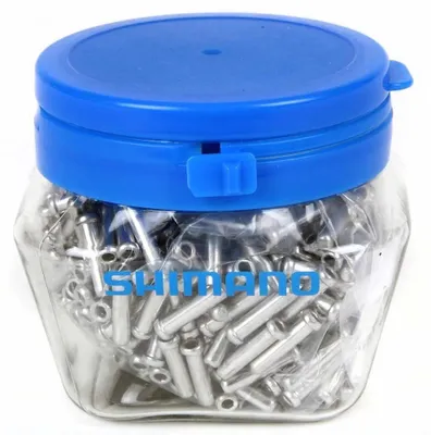 Produktbild von Shimano Bremszugendkappe Für Fahrrad Silber 1.6 mm Silber 1.6 mm