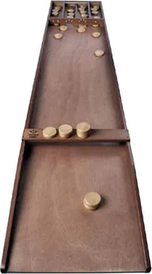 Produktbild von Longfield holandský shuffleboard 200 cm | Sjoelbak veľký z dreva | Vrátane 30 diskov