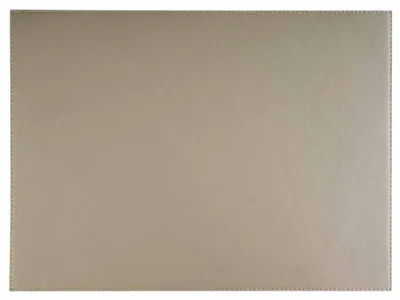 Produktbild von APS 60044 Tischset VELLURA, Kunstleder, 45 x 32,5 cm, grau, 6 Stück