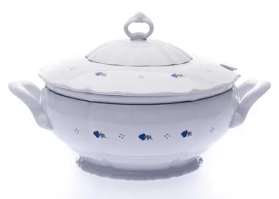 Obrázok produktu pre Mísa polévková, porcelán, 2,5 l, kytičky, G. Benedikt
