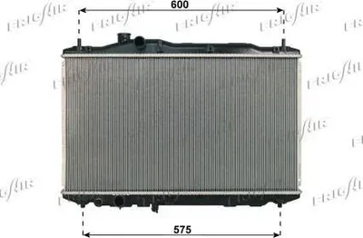 Produktbild von FRIGAIR 0119.3030 Kühler Wasserkühler Motorkühler für HONDA CIVIC VIII Hatchback (FN, FK)