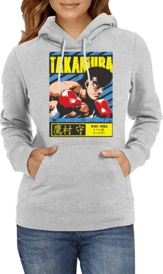 Immagine prodotto di Felpa con cappuccio da donna Japan Manga Anime Comics Hajime No Ippo Mamoru Takamura, Lady L / Gris