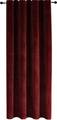 Produktbild von Vorhang Bordeaux Kräuselband Verdunkelung 140x245 cm Samt weich blickdicht Gardine
