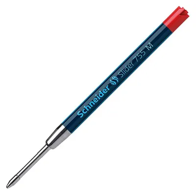 Produktbild von Schneider Schreibgeräte Slider 755, Rot, Medium, Edelstahl, ISO G2, 10 Stück(e)