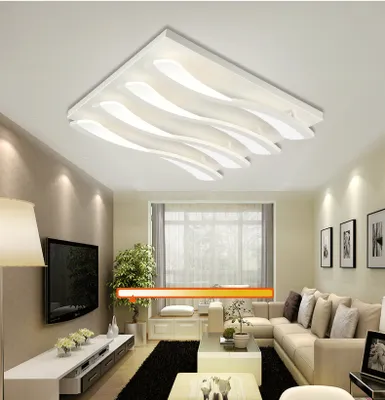 Produktbild von 8028-66x66 LED Deckenleuchte mit Fernbedienung Lichtfarbe/helligkeit einstellbar Acryl-Schirm A