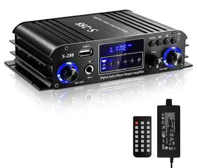 Produktbild von HiFi-Verstärker 600 W, Bluetooth – 4-Kanal-Digitalverstärker