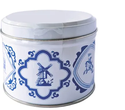 Produktbild von Daelmans Stroopwafels in Delfter Blau Dose - 8 Waffeln, 330g, Holländische Spezialität