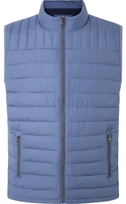 Produktbild von Hackett London Herren Ultra Lw Weste Jacke, Blau (Avio), XXL