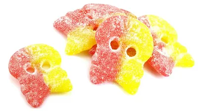 Productafbeelding van Bubs Gesuikerde Fruit Doodskoppen - 3 kilo (1 x 3 kilo)