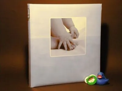 Produktbild von Babyalbum Babyfeet hellblau 30X31cm