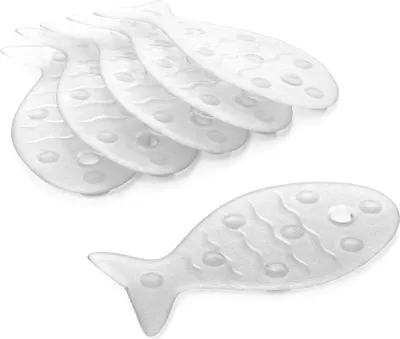 Produktbild von Tatay Rutschfeste Badetablette Für Fische 6 Einheiten Durchsichtig  Durchsichtig One Size