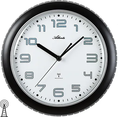 Produktbild von Atlanta Wanduhr, Funk, Ø 28,5 cm, 4387-7