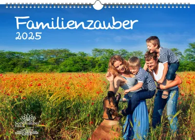 Produktbild von Familienzauber DIN A3 Kalender für 2025 Familie - Seelenzauber