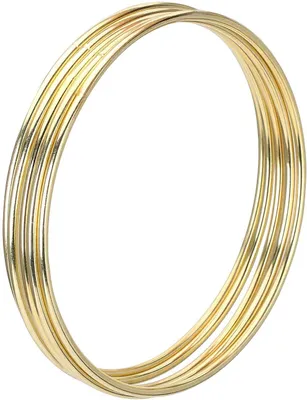 Metallringe, gold, 4 Stück, 10 cm Ø, für Traumfänger & Basteln
