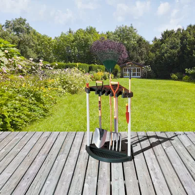 Image de Support d'angle pour outils de jardin