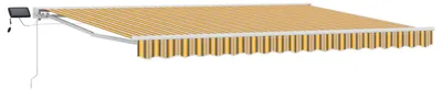 Produktbild von Manueller Markisenrahmen mit LEDs 4,5 x 3,5 m