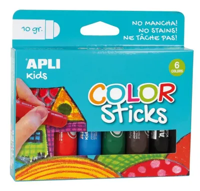Produktbild von APLI Kids 14227, 3 Jahr(e), Schwarz, Blau, Braun, Grün, Rot, Gelb