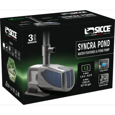 Zdjęcie produktu dla SICCE Pompa fontannowa1.5 SyncraPond 1350l/h
