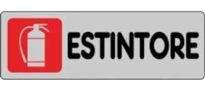Image de ÉTIQUETTE « EXTINCTEUR » 15 x 15 cm