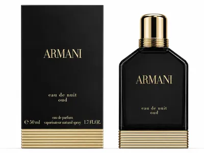 Produktbild von Giorgio Armani Eau De Nuit Oud 50ml, Männer, 50 ml, Nicht nachfüllbare Flasche, Spray, KI-generiertes Bild