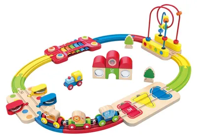 Produktbild von Hape RAINBOW PUZZLE RAILWAY, 1,5 Jahr(e)