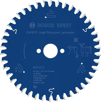 Productafbeelding van EXPERT zaagblad voor hoogwaardig laminaat, 140x1,8/1,3x20 mm, kwaliteit Z42