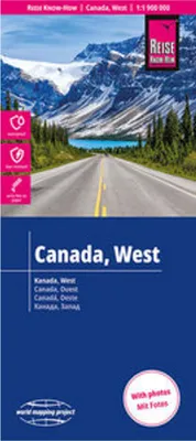 Zdjęcie produktu dla Reise Know-How Mapa Kanada, Zachód | Kanada, Zachód (1:1 900 000)