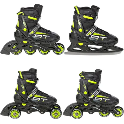 Immagine prodotto di Pattini in linea 4in1 Triskates Raven Profession Black/Lime 28-32