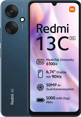 Produktbild von TELEKOM Xiaomi Redmi 13c 5G 128GB blau