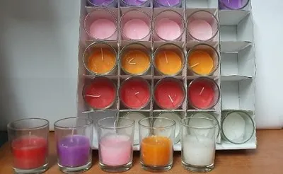 Zdjęcie produktu dla Świeczka W Szklance 25Szt Mix