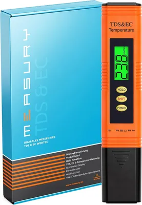 Zdjęcie produktu dla Miernik PPM, miernik jakości wody, tester wody pitnej, miernik TDS do wody pitnej, miernik EC, miernik przewodności do akwarium
