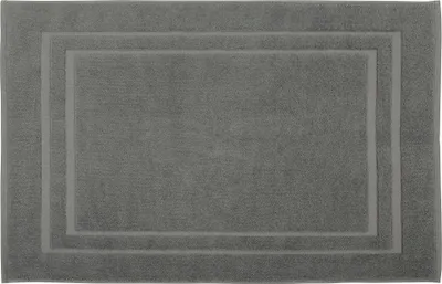 Produktbild von DoubleDry Hotel Badematte 50 x 80 cm – 100% Baumwolle – Weich und Saugfähig – Anthrazit