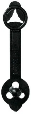 Produktbild von Briefknopf Alpha 23mm VE=100 Stück schwarz