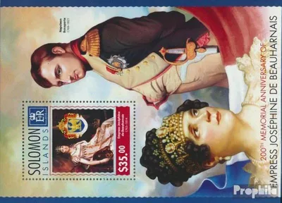 Produktbild von Briefmarken Salomoninseln 2014 Mi Block 281 (kompl. Ausg.) postfrisch Joséphine de Beauharnais
