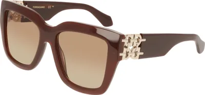 Produktbild von Ferragamo SF2083SE Dark brown 55/18/140 Damen Sonnenbrillen