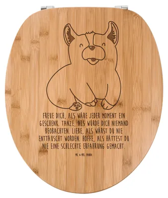 Produktbild von Mr. & Mrs. Panda WC Sitz Corgie - Transparent - Geschenk, Spruch, Hund, Sprüche, Brille, Klobrille, Toilettendeckel, Corgi, Lebensfroh, Klodeckel, Hundebesitzer
