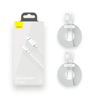 Obrázok produktu pre Baseus TZCALZJ-02 kábel pre mobilný telefón biely 1,5 m USB A Lightning